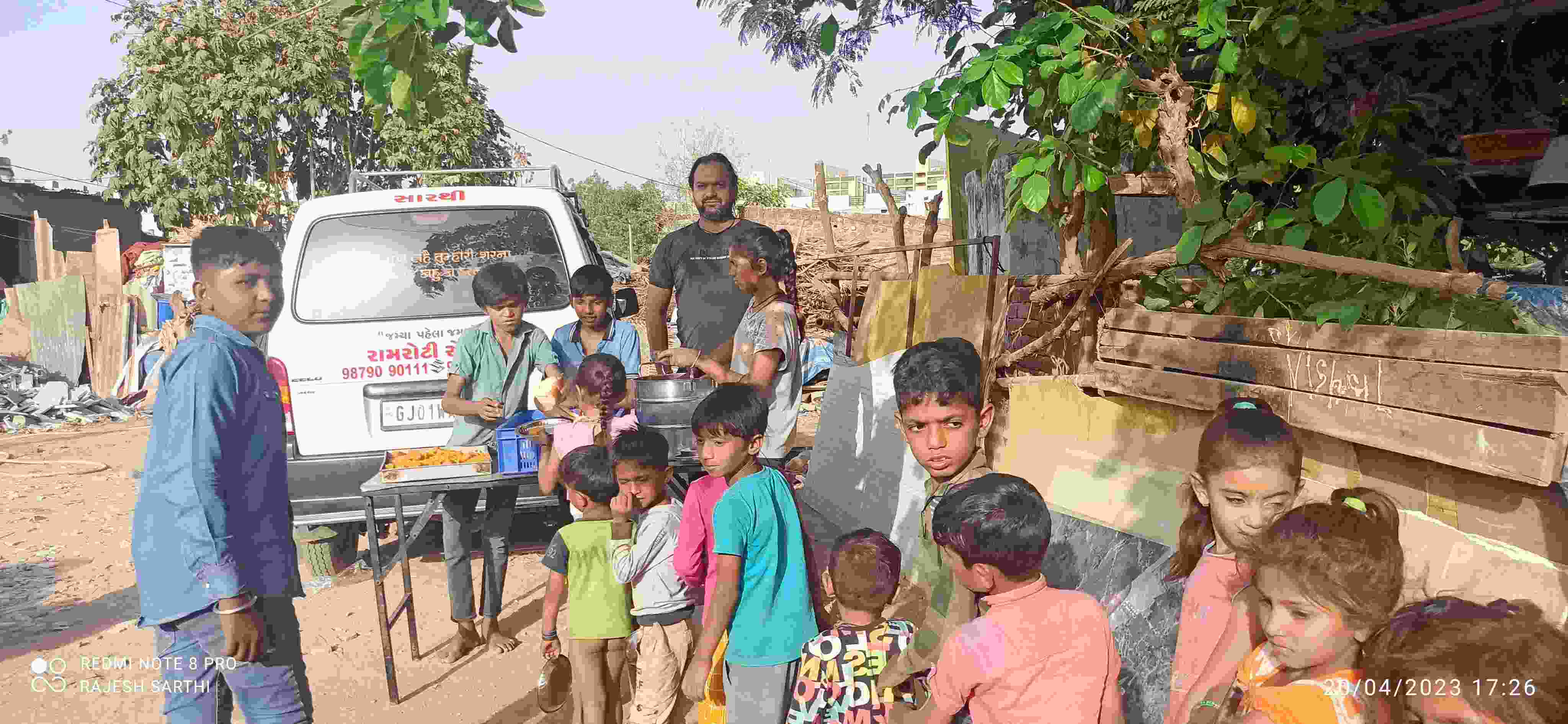 Food distribution in rural community